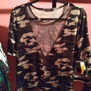 BN Camo-Mesh T-Shirt.